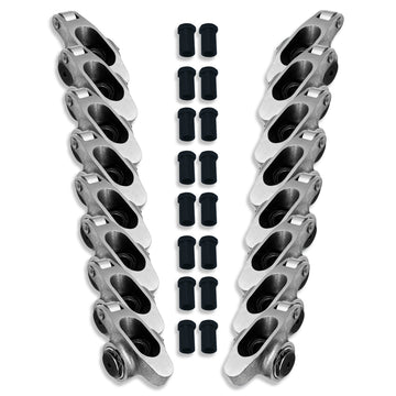 For Chevy SBC 283 350 400 1.6 Ratio 3/8" Stainless Steel Roller Rocker Arms Set