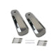 Fabricated Tall Aluminum Valve Covers Polished For SBF 289 302 351