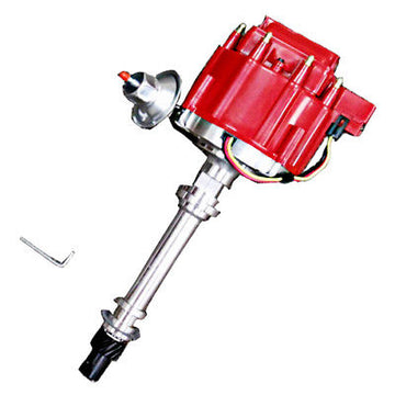 Fits SBF Ford 260 289 302 V8 Coil Hei Distributor 50000 50K Volt w/ Red Cap