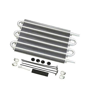 Universal Aluminum Remote Transmission Oil Cooler,12-3/4" x 7-1/2" x 3/4"