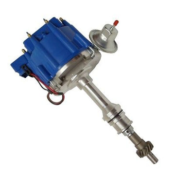 For BBF Ford 351C 429 460 V8 Coil Hei Distributor 50,000 50k Volt w/ Blue Cap