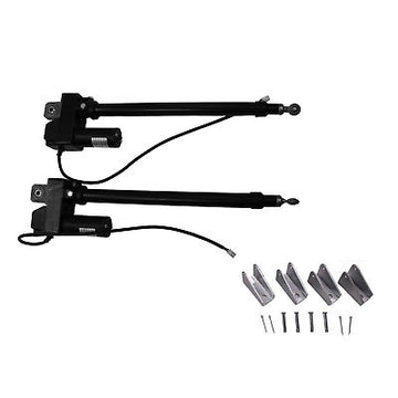 2 pcs High Performance Linear Actuator 10 Inch Stroke 225lb Max Lift Output 12-Volt DC with Mounting Brackets