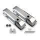 Tall Ball Mill Polished Aluminum Valve Covers Retro For 1958-86 SBC Chevy 283