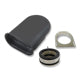 Aluminum Smooth Hilborn Style Hood Air Scoop Kit w/Single 4 Barrel Carb Black