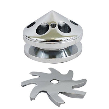 Chrome Aluminum Single Groove Alternator Pulley & Alternator Pulley Fan For SBC