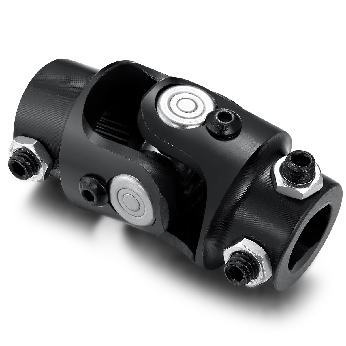 Universal Steering Shaft U Joint 3/4" 30 Spline To 3/4" DD Black U Joint