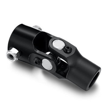 Universal 3/4" Smooth x 1" DD U Joint Steel Black Single Steering Shaft U-Joint