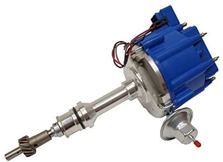 For SBF Small Block 260 289 302 HEI Ignition Blue Cap Distributor w/ 65K Coil