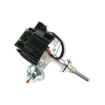 HEI Distributor Ready To Run 65k Coil Cap Black Suit Chrysler Mopar 318-360