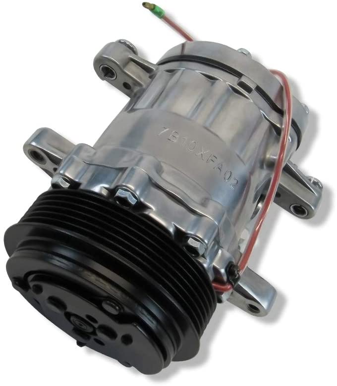 Serpentine Belt for Sanden SD7 Small Body Air Compressor Polished