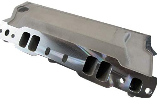 Tall High Rise Intake Manifold 3000-7500RPM Satin Finish for 1957-1986 SBC 350
