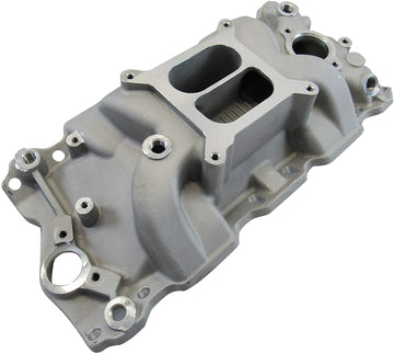 Qualifier Intake Manifold Satin for 57-95 SBC 350