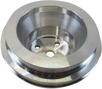 Aluminum Long Water Pump Pulley for BBC 396-454 1969-Up Double Droove Satin Finished