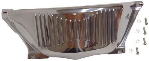 Polished Aluminum Flywheel Dust Cover Fits Chevy Th 350 400 Trans