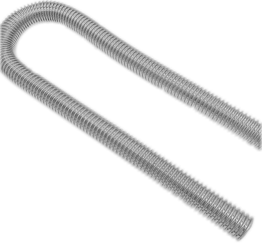 Universal 48" Stainless Steel Radiator Flexible Coolant Water Hose Kit With Caps Polished