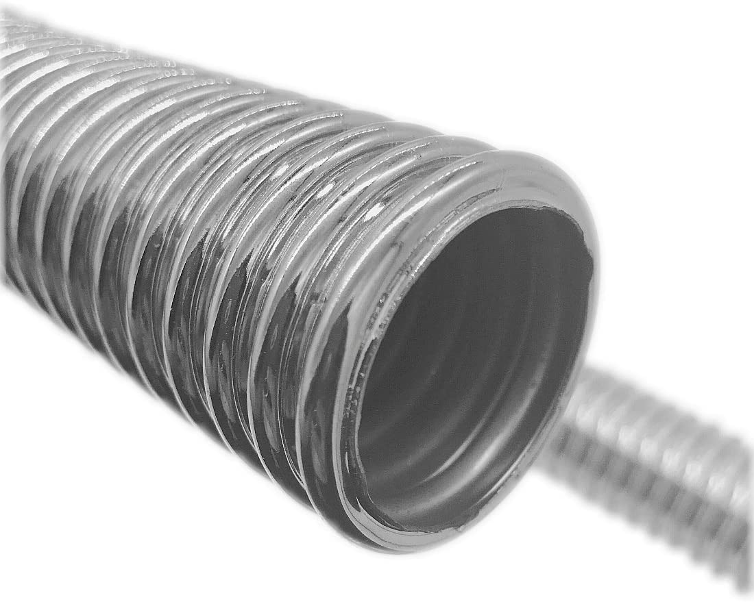 Universal 48" Stainless Steel Radiator Flexible Coolant Water Hose Kit With Caps Polished