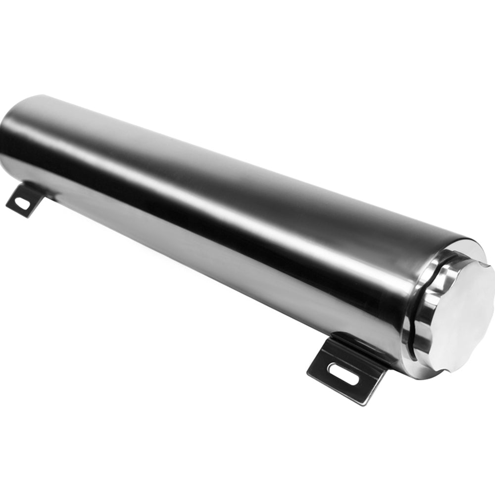 3"X 16" Stainless Steel Radiator Overflow Tank Universal Fit