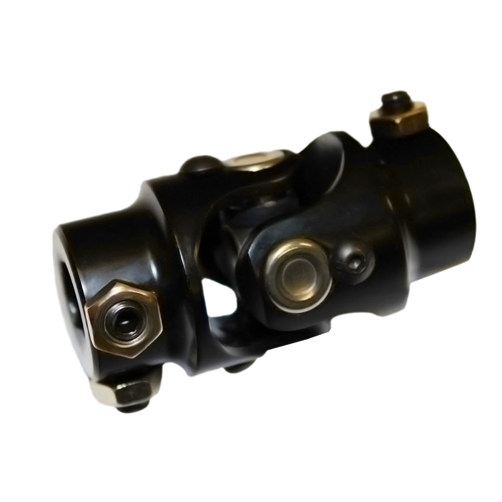 Universal 3/4"DD X 3/4" DD Steering U Joint Black Steel Connecting Shaft GM