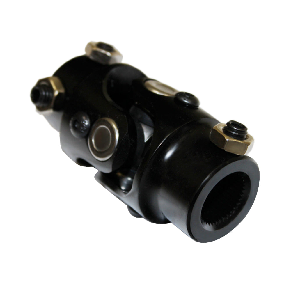 3/4"DD x 3/4"-36 Spline Steering Shaft U Joint Black Steel Universal U-Joint