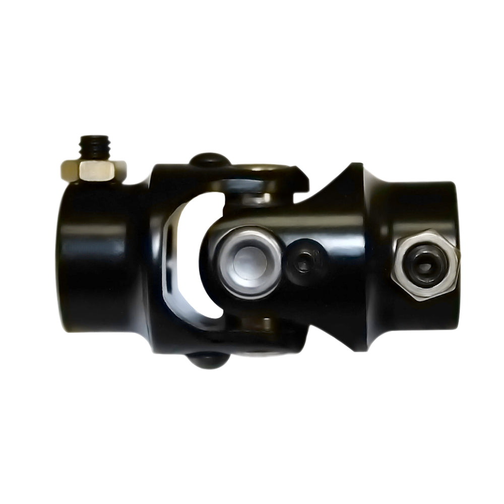 Universal 3/4"DD x 9/16"-26 Spline Steering Shaft U Joint Black Steel