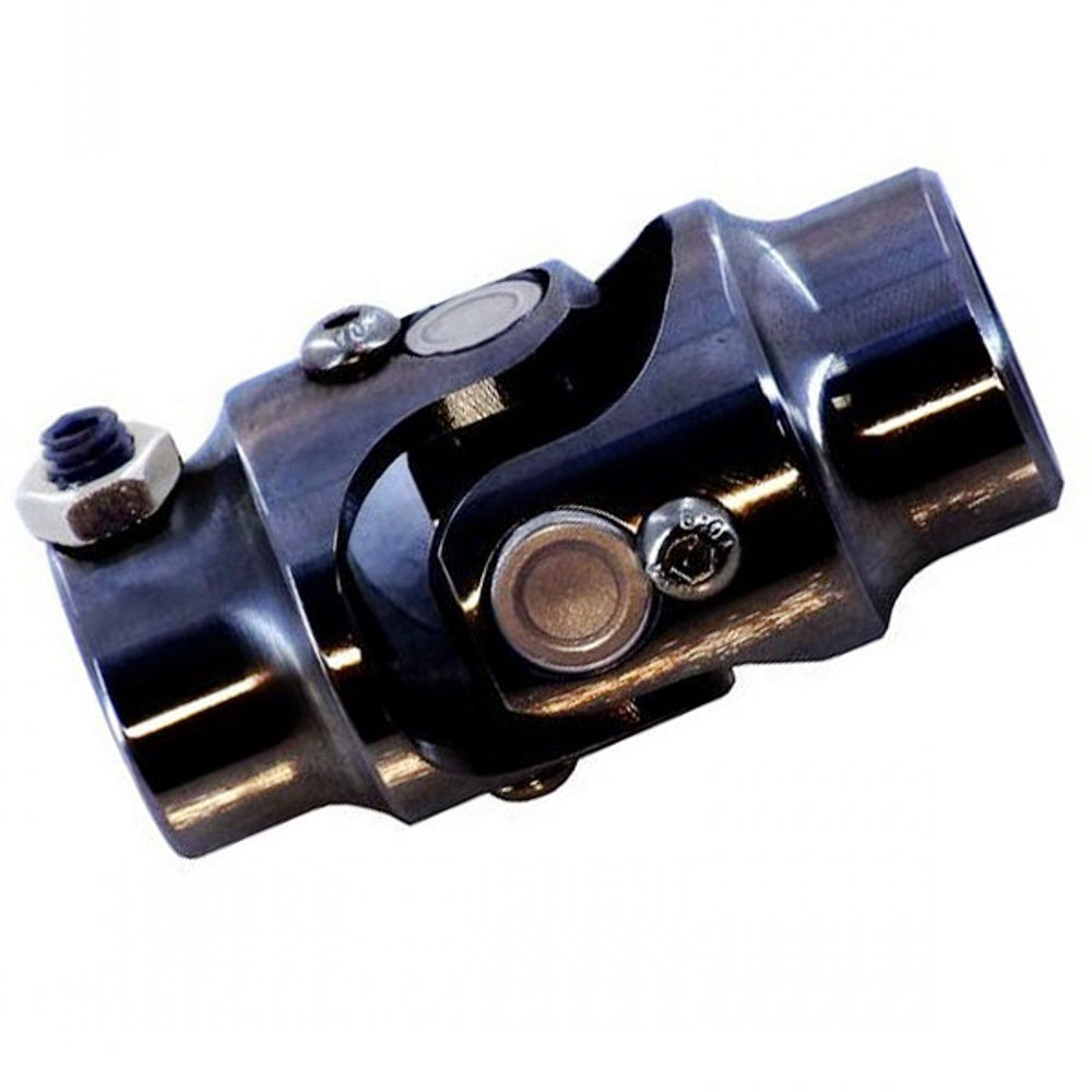 DEMOTOR Universal Black Steel U-Joint 3/4"-30 Spline to 3/4" DD