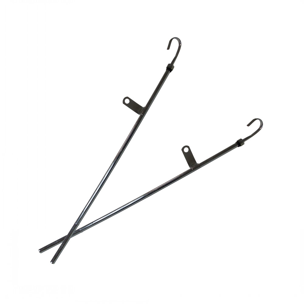 DEMOTOR Chrome Steel Engine Oil Dipstick for BBC Chevy 396 427 454 Tube Engine Dip Stick