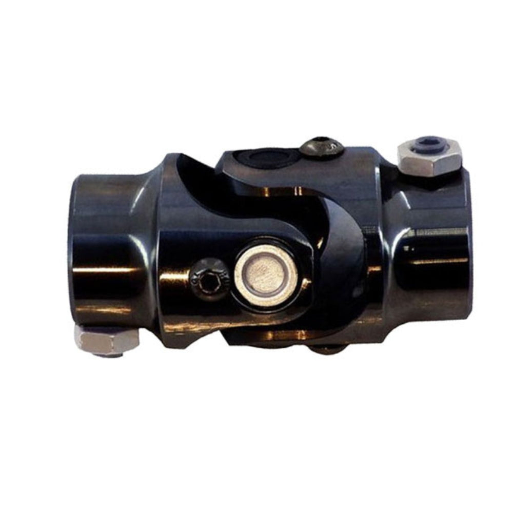 DEMOTOR Universal Black Steel U-Joint 3/4"-30 Spline to 3/4" DD
