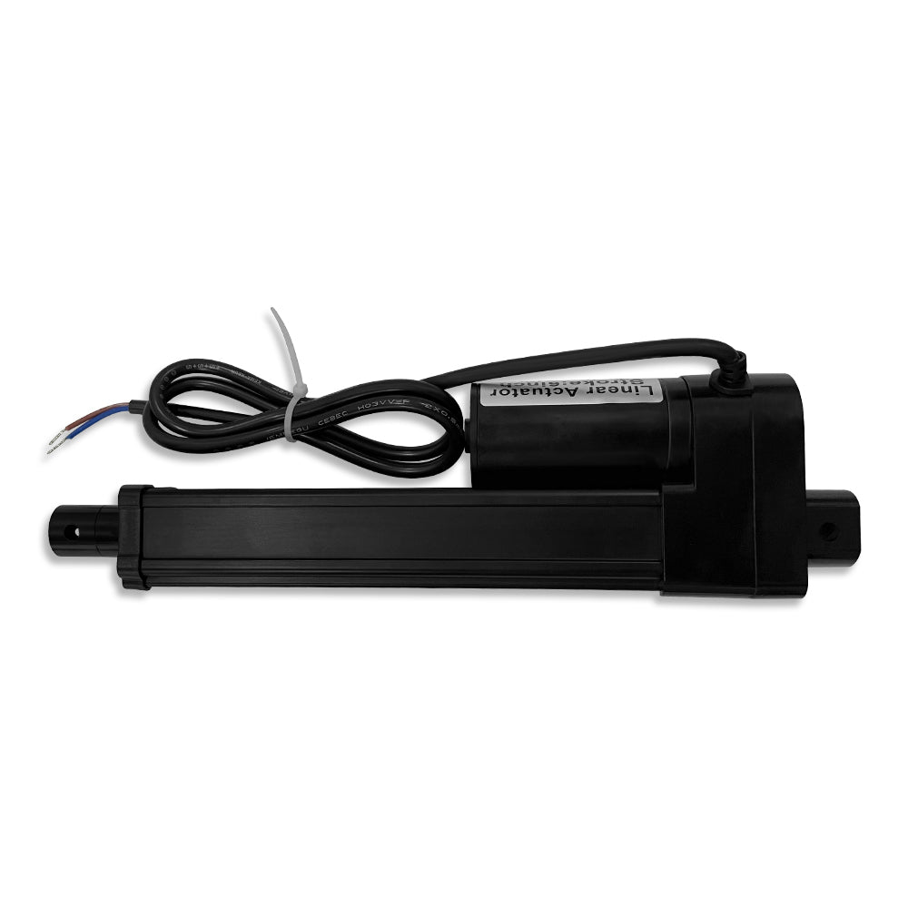 10mm/s 6 Inch 6" Stroke Silent Mode Black Linear Actuator DC12V 1500N IP55