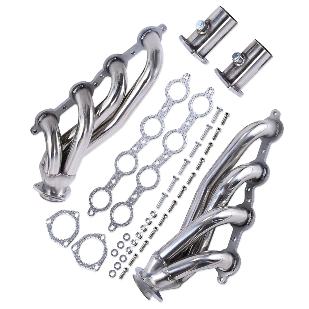 For Chevy LS Chevelle Camaro Nova C-10 Truck Shorty Stainless Steel Headers