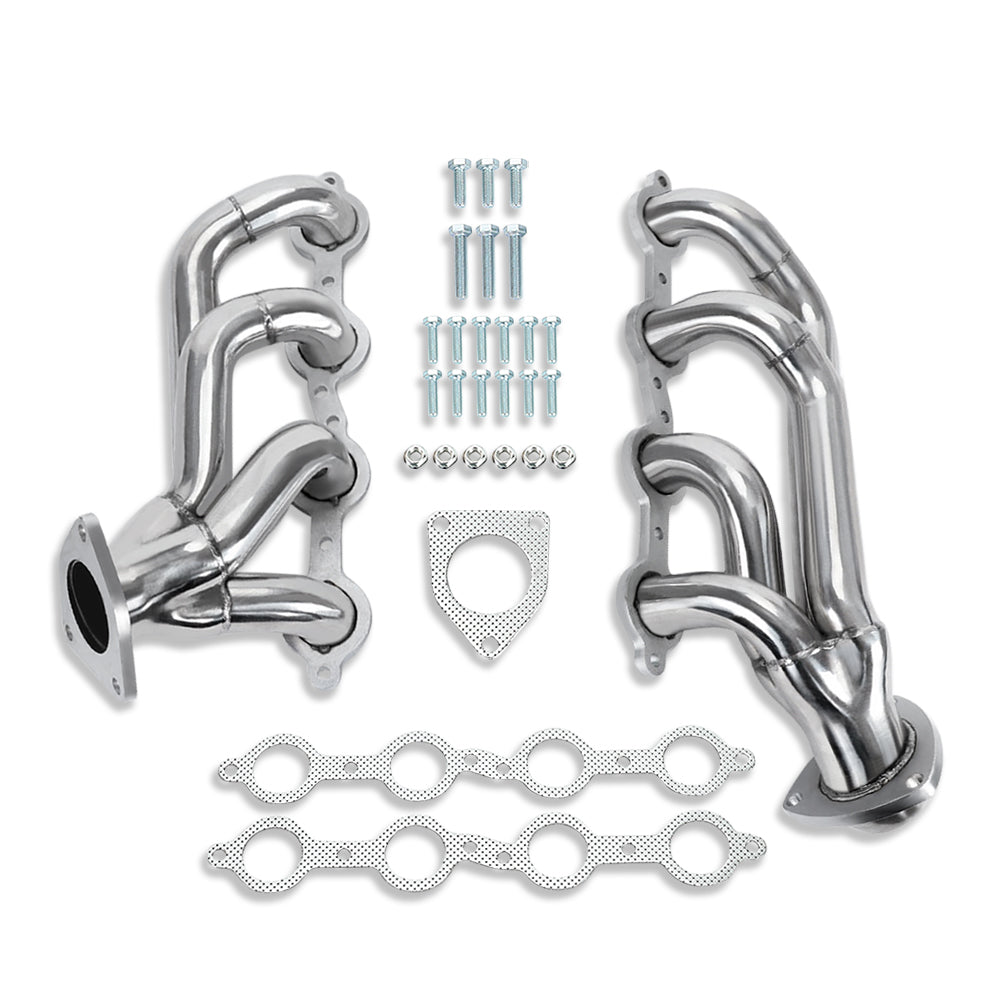 For Chevy GMC Trucks SUV 02-13 4.8L 5.3L 6.0L 6.2L Exhaust Headers Stainless