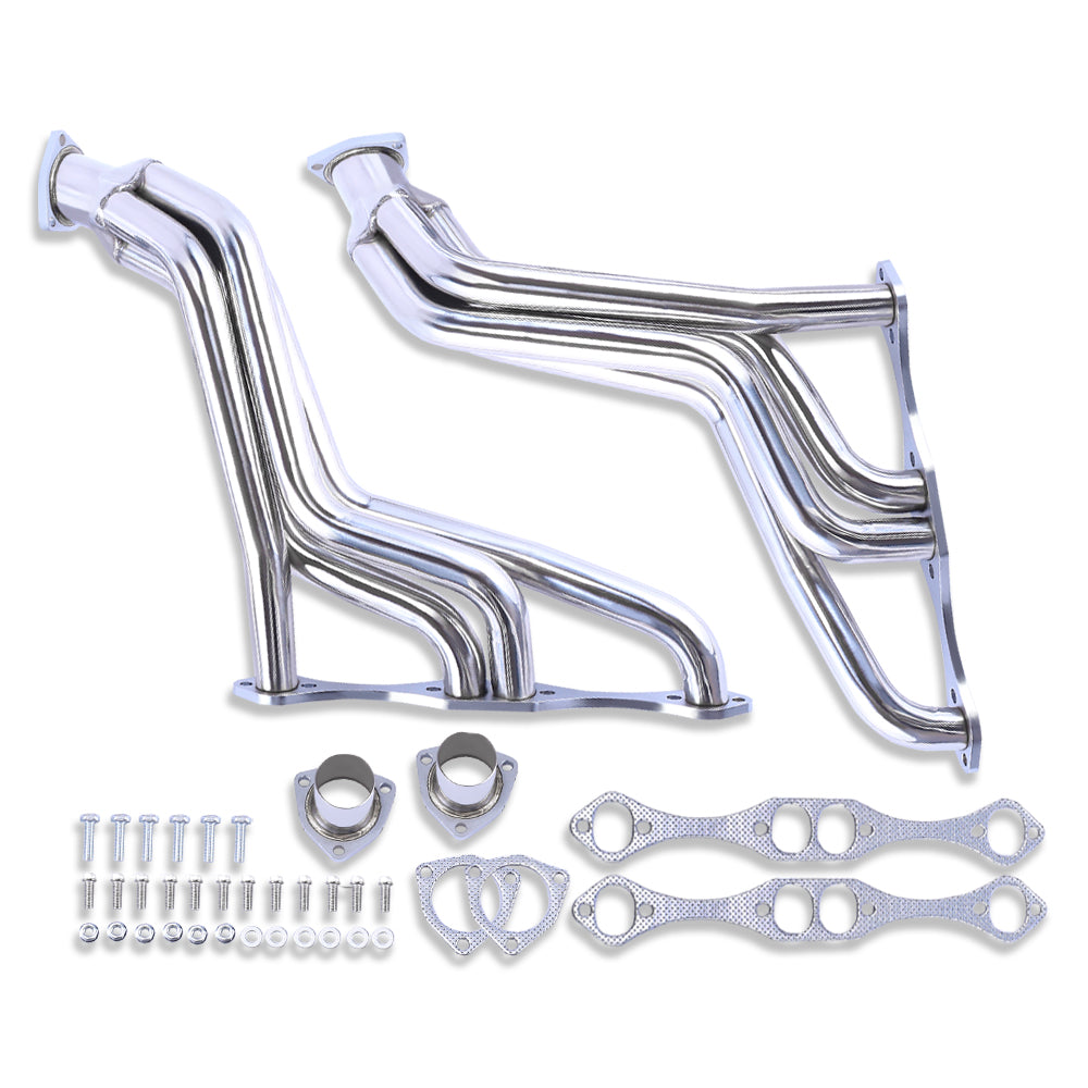 For Chevy Small Block 265-400 V8 1935-1948 Fat Fenderwell Headers Stainless