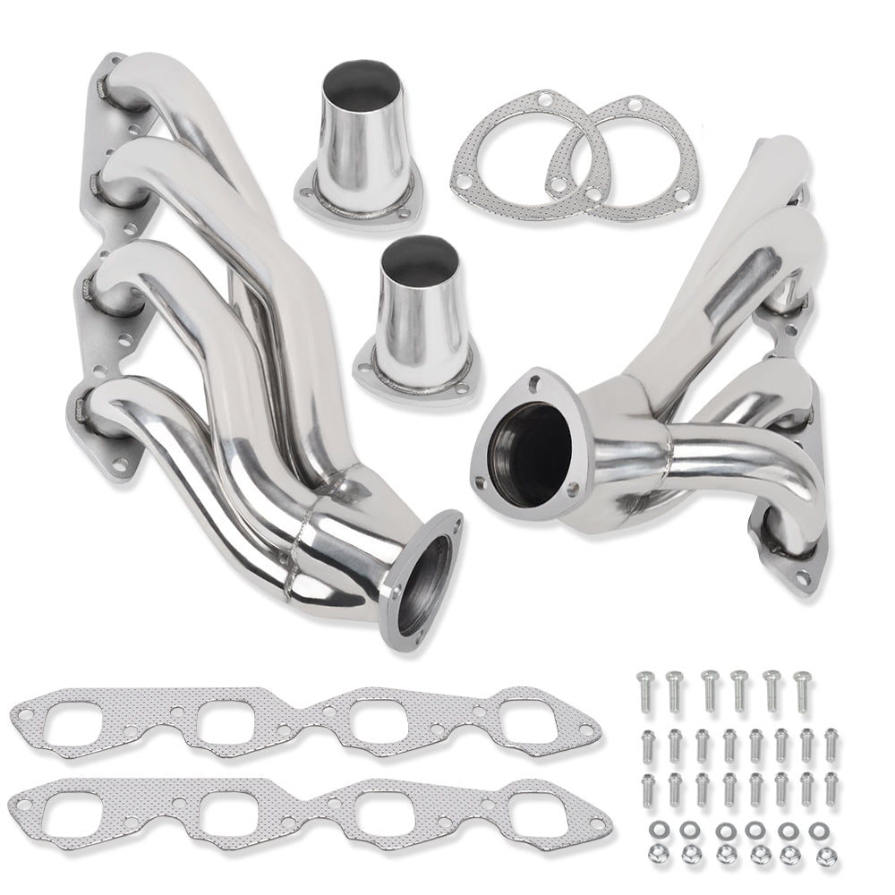 For Chevy Big Block 396 402 427 454 502 Engine Polished Stainless Exhaust Header