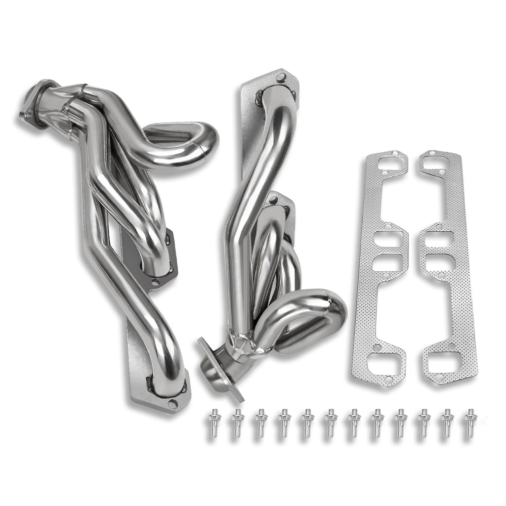 Polished Stainless Steel Exhaust Headers For Dodge Ram Durango Dakota 1992-2004