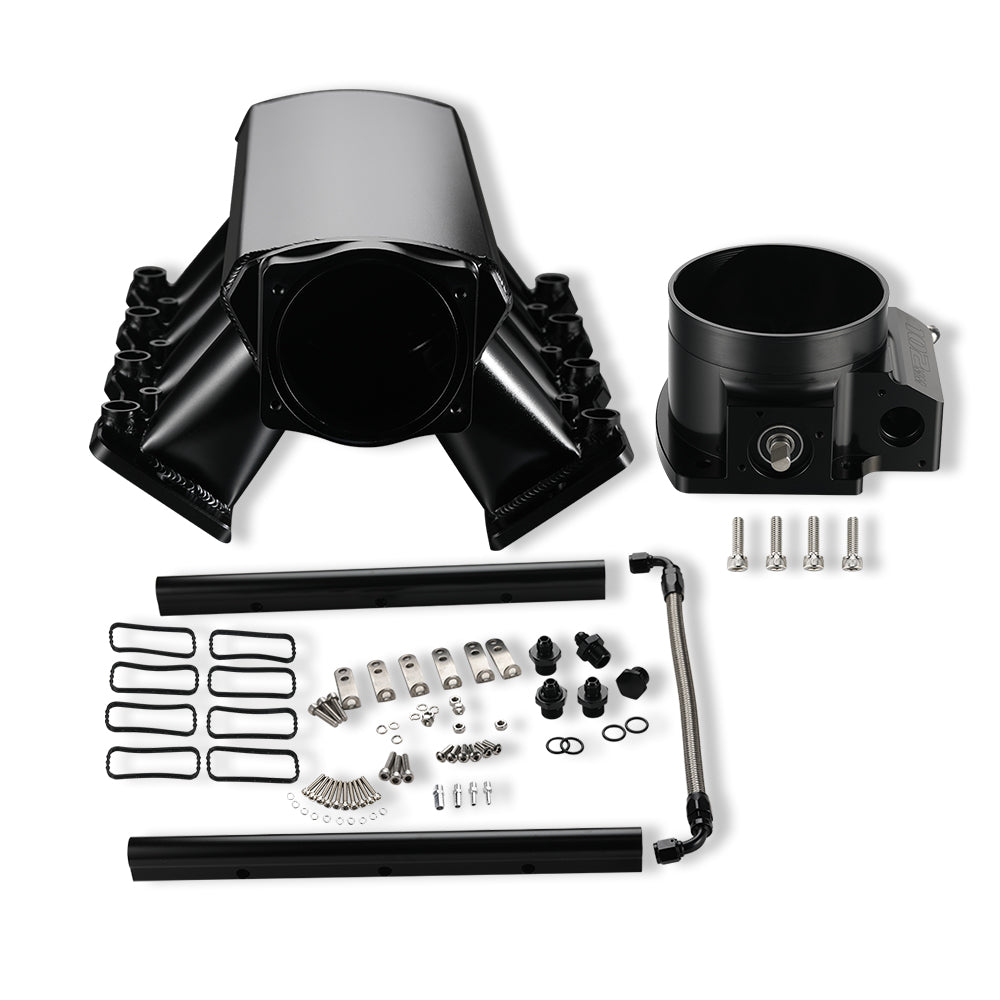 For LS1 LS2 LS6 102mm High Profile Intake Manifold w/ Fuel Rail & Throttle Body