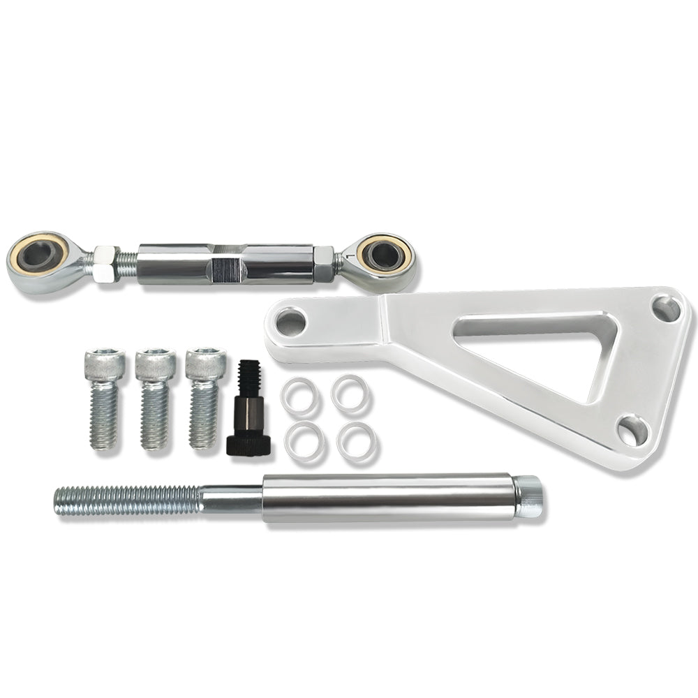 Polished Alternator Bracket Fits Small Block Chevy SBC 350 LWP Long Water Pump