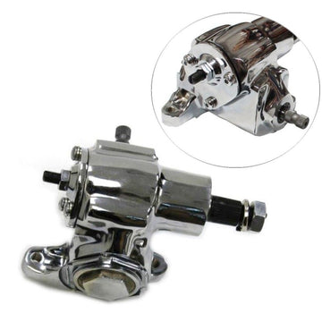 chromed GM Universal Saginaw Vega Manual Power Steering Gearbox Hot Rat Rod