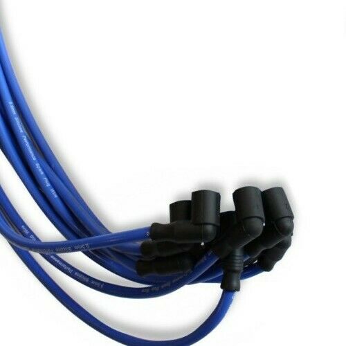 9.5 MM Blue Distributor Spark Plug Wires for Distributor FITS Chevy BBC SBC 302 350 383 454