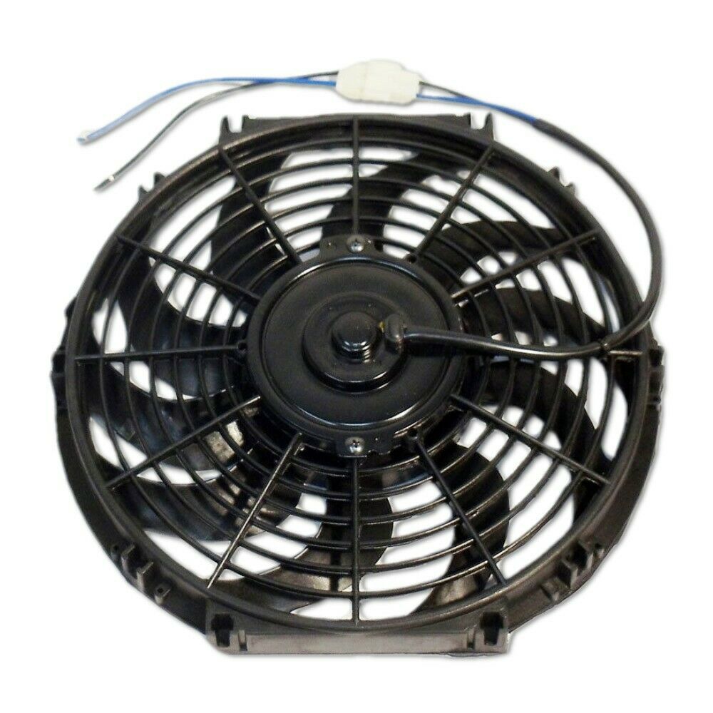 DEMOTOR 16 Inch Electric Radiator S Blade Cooling Fan 12V 3000 CFM with Relay Thermostat Kit