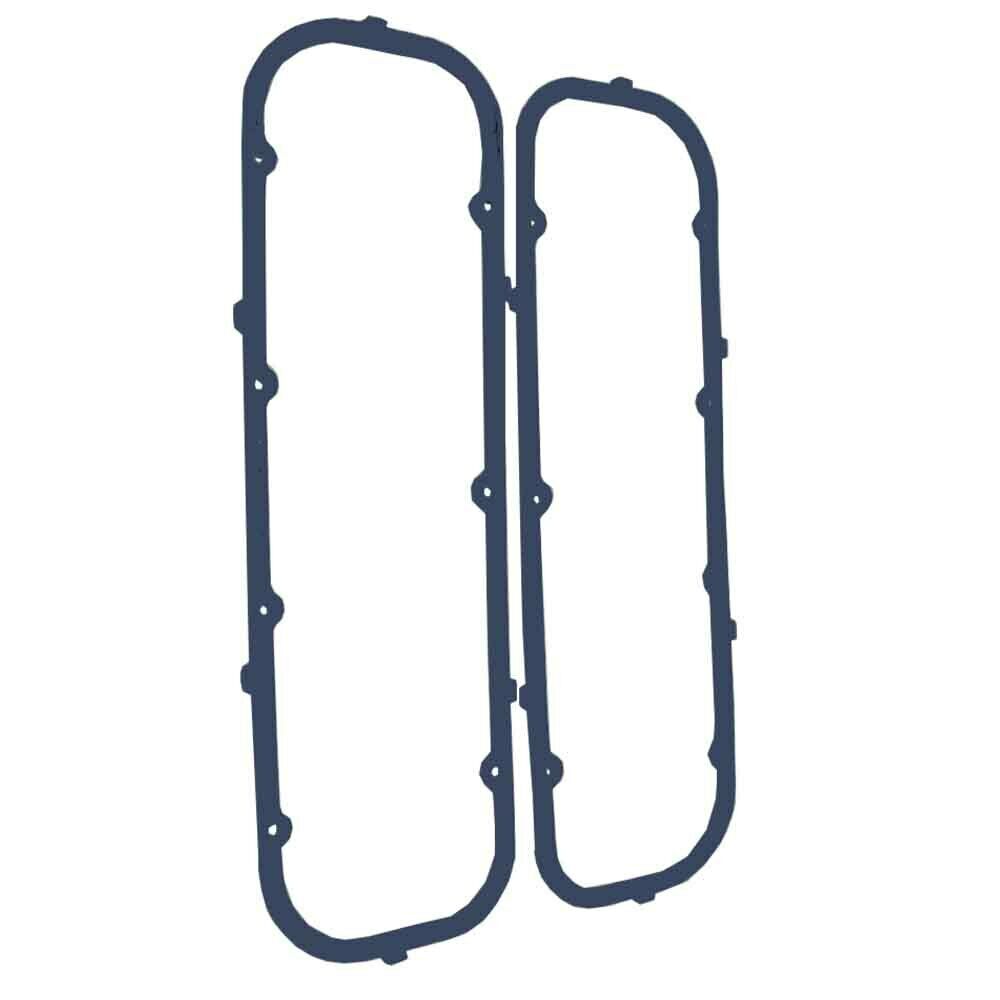 DEMOTOR Blue Rubber Valve Cover Gasket Set NW/Steel Core for Early BBC Valve Covers