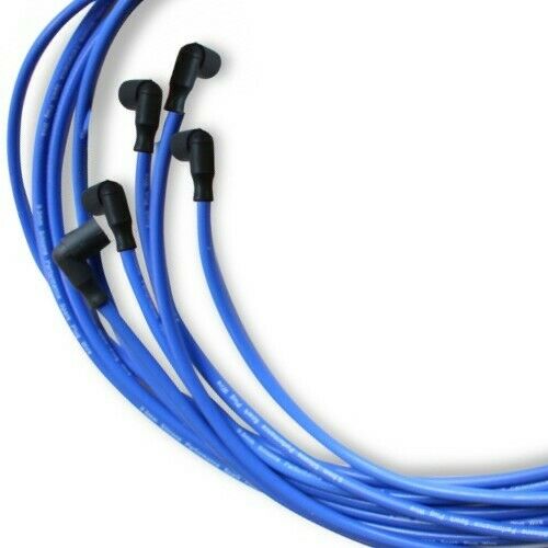 9.5 MM Blue Distributor Spark Plug Wires for Distributor FITS Chevy BBC SBC 302 350 383 454