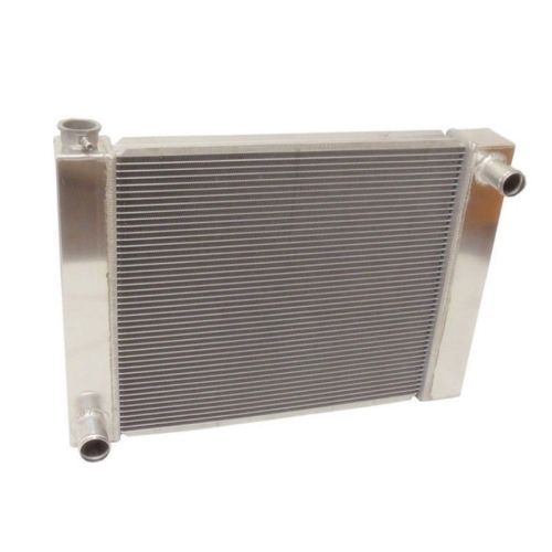 For Ford /Mopar Fabricated Aluminum Radiator 26" x 19" x3" Overall W/16 Inch Electric Fan