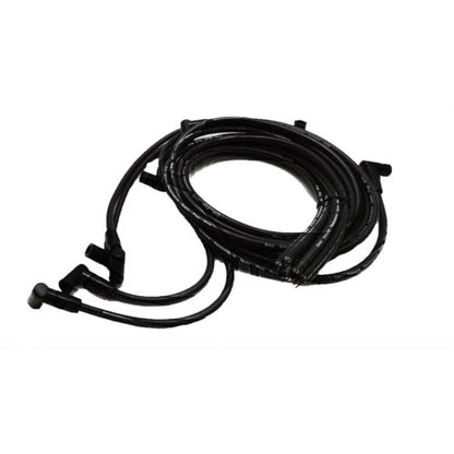 8mm Silicone Spark Plug Wires 90 Degree Boot Black