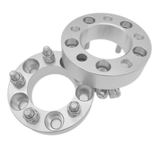 2pcs 1.25" Wheel Spacers Adapters 5x5.5 to 5x5.5 9/16" Studs for Dodge 5x139.7