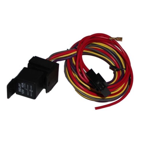 Heavy Duty Electric Fan Relay with Thermostat Hardware Kit 180 To 200