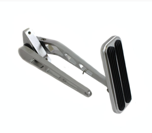 Universal Brushed Alum. Assembly Swivel Threaded Firewall Mount 5x2 Brake Pedal