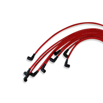 9.5 MM RED SPARK PLUG WIRES FOR DISTRIBUTOR FITS CHEVY BBC SBC 302 350 383 454