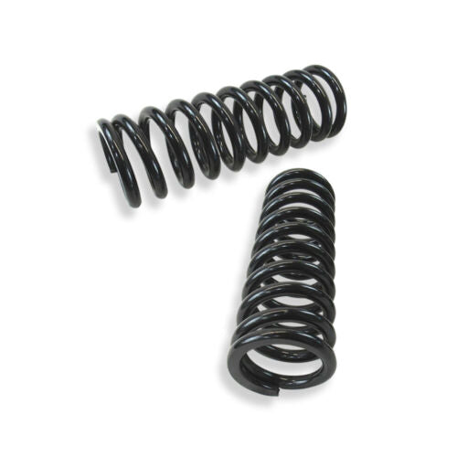 Pair of 10" Tall Coil Over Shock Springs 2.5''ID 300lb Black Finish