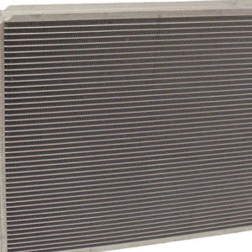 For Ford/Mopar Fabricated Aluminum Radiator 22" x 19" X 3" Overall W/ 16 Inch Electric Fan