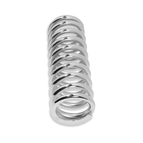 2 pcs 10" Tall Coil Over Shock Springs, ID: 2.5", Rate: 300lb Chrome