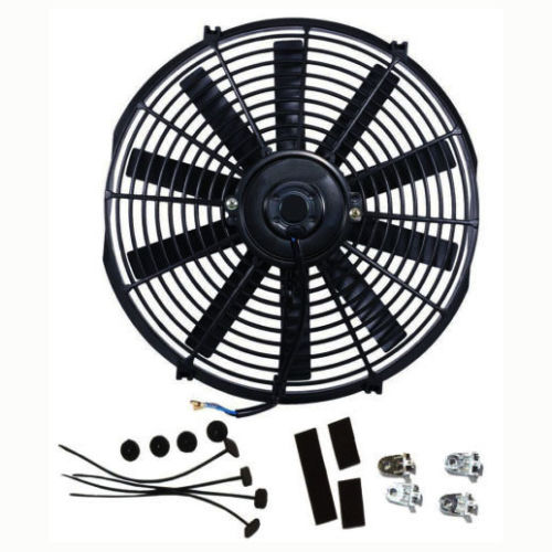 Electric 14" Straight Blade Reversible Cooling Fan 12v 1900cfm